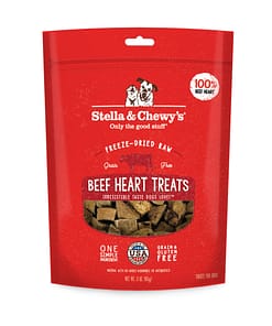 Stella & Chewy’s Single Ingredient Beef Heart Freeze-Dried Raw Dog Treats 3oz