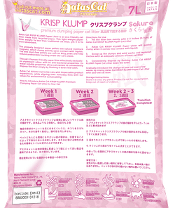 Aatas Cat Krisp Klump Paper Cat Litter Sakura 7L