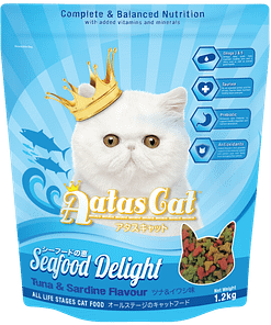 Aatas Cat Seafood Delight Tuna & Sardine 1.2kg