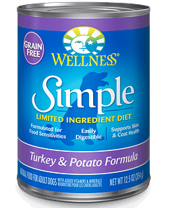 Wellness Simple Turkey & Potato Formula for Dog 12.5oz