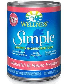 Wellness Simple Whitefish & Potato Formula for Dog 12.5oz