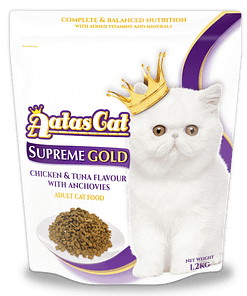 Aatas Cat Supreme Gold Chicken & Tuna w Anchovies 1.2kg