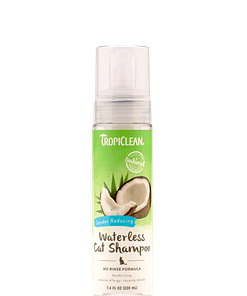 TropiClean Dander Reducing Waterless Cat Shampoo 7.4 fl oz