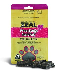 Zeal Free Range Naturals Venison Liver for Dog