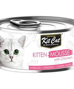 Kit Cat Kitten Mousse With Chicken Toppers 80g