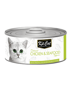 Kit Cat Deboned Chicken & Seafood Toppers 80g