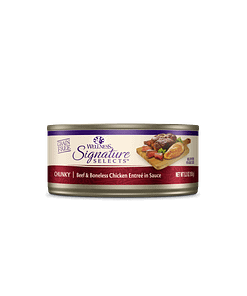 Wellness Signature Chunky Beef & White Meat Chicken Entrée for Cat 5.3oz