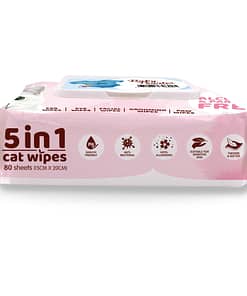 Kit Cat 5 in 1 Cat Wipes 80pcs (Baby powder)