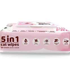 Kit Cat 5 in 1 Cat Wipes 80pcs (Cherry Blossom)