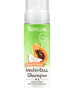 TropiClean Papaya & Coconut Waterless Pet Shampoo (Nourishing)
