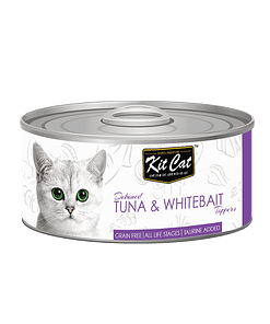 Kit Cat Deboned Tuna & Whitebait Toppers 80g
