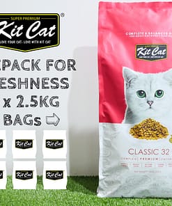 Kit Cat Premium Cat Food Classic 32 15kg