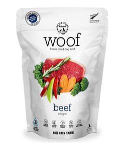 WOOF Freeze Dried Raw Beef Dog Food 1.2kg