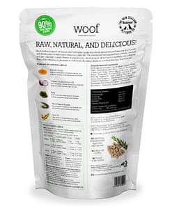 WOOF Freeze Dried Raw Duck Dog Food