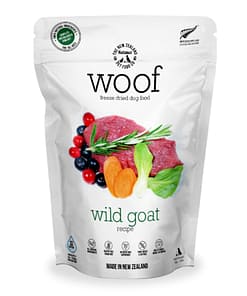 WOOF Freeze Dried Raw Wild Goat Dog Food 1kg