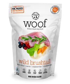 WOOF FreezeDried Raw Wild Brushtail Dog 320g