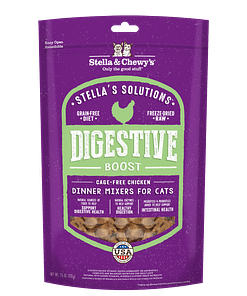 Stella & Chewy's Stella's Solutions Digestive Boost Chicken Freeze-Dried Raw Cat Food, 7.5oz