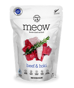 MEOW Freeze Dried Raw Beef & Hoki Cat 280g