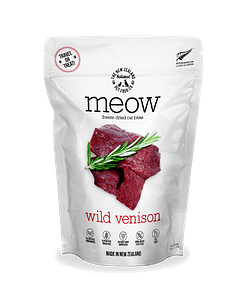 MEOW Freeze Dried Raw Wild Venison Cat Treats 50g