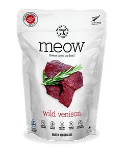 MEOW Freeze Dried Raw Wild Venison Cat Food 280g