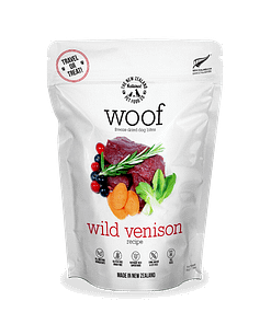 WOOF Freeze Dried Raw Venison Dog Treats 50g