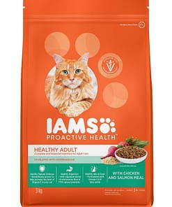 IAMS Cat Proactive Health Healthy Adult Chicken & Salmon Dry Food (2 Sizes)