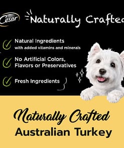 Cesar Naturally Crafted Dog Food Wet Food Australian Turkey 85g