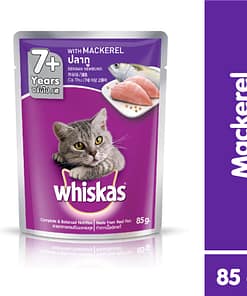 Whiskas Pouch Cat Food Wet Food Senior Mackerel 85g