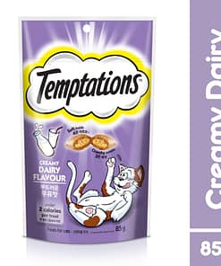 Temptations Cat Treat Cat Snack Dairy 85g