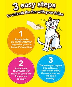 Temptations Cat Treat Cat Snack Dairy 85g