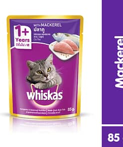 Whiskas Pouch Cat Food Wet Food Mackerel 85g