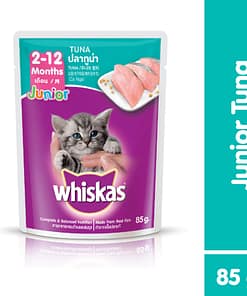 Whiskas Pouch Cat Food Wet Food Junior Tuna 85g