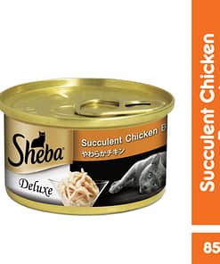 Sheba Can Cat Food Wet Food Succulent Chicken Breast 85g