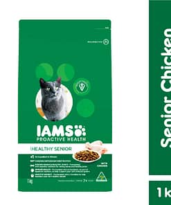 IAMS Cat Food Dry Food Senior Chicken 1kg