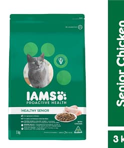 IAMS Cat Food Dry FoodSenior Chicken 3kg