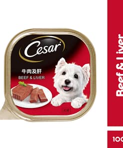 Cesar Dog Food Wet Food Beef & Liver 100g