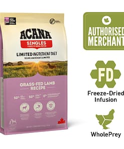 ACANA Singles Grass-Fed Lamb Dry Dog Food (4 Sizes)