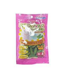 Animan Hard Alfalfa Snack Herb Flavour for Rabbit - 50g