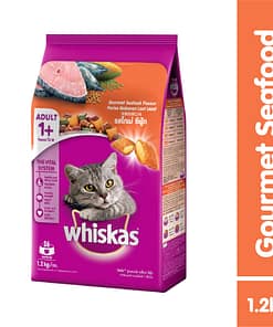 Whiskas Cat Food Dry Food Gourmet Seafood 1.2kg