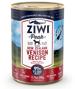 ZIWI Peak Venison Canned Dog Food 390G