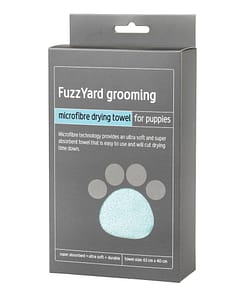 Blue With Grey Trim, Microfibre Drying Towel For Puppies