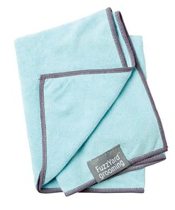 Blue With Grey Trim, Microfibre Drying Towel For Puppies