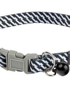 FuzzYard Cat Collar - Tabbytooth Black/White