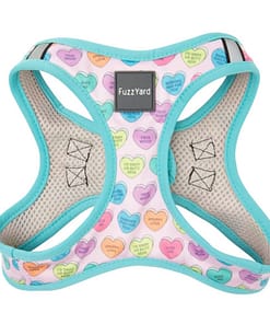 FuzzYard Step In Harness - Candy Hearts
