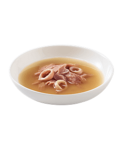 Schesir Cat Pouches in Soup With Wild Tuna and Squid Wet Cat Food 85g
