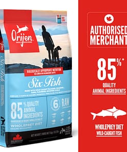 ORIJEN Six Fish Dry Dog Food (4 Sizes)