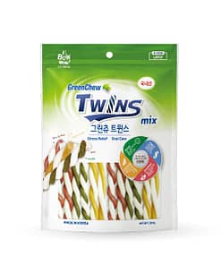 BOW WOW Green Chew Twins Dog Dental Chew (Large) 250g