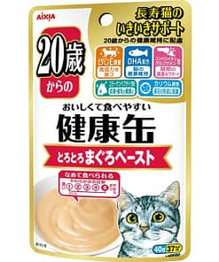 Aixia Kenko Pouch>20 yrs - Tuna Paste Wet Food for Cats 40g