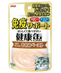 Aixia Kenko Pouch Immunity Support-Chicken Fillet Paste Wet Food for Cats 40g