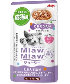 Aixia Miaw Miaw Juicy Pouch-Red Snapper Wet Food for Cats 70g